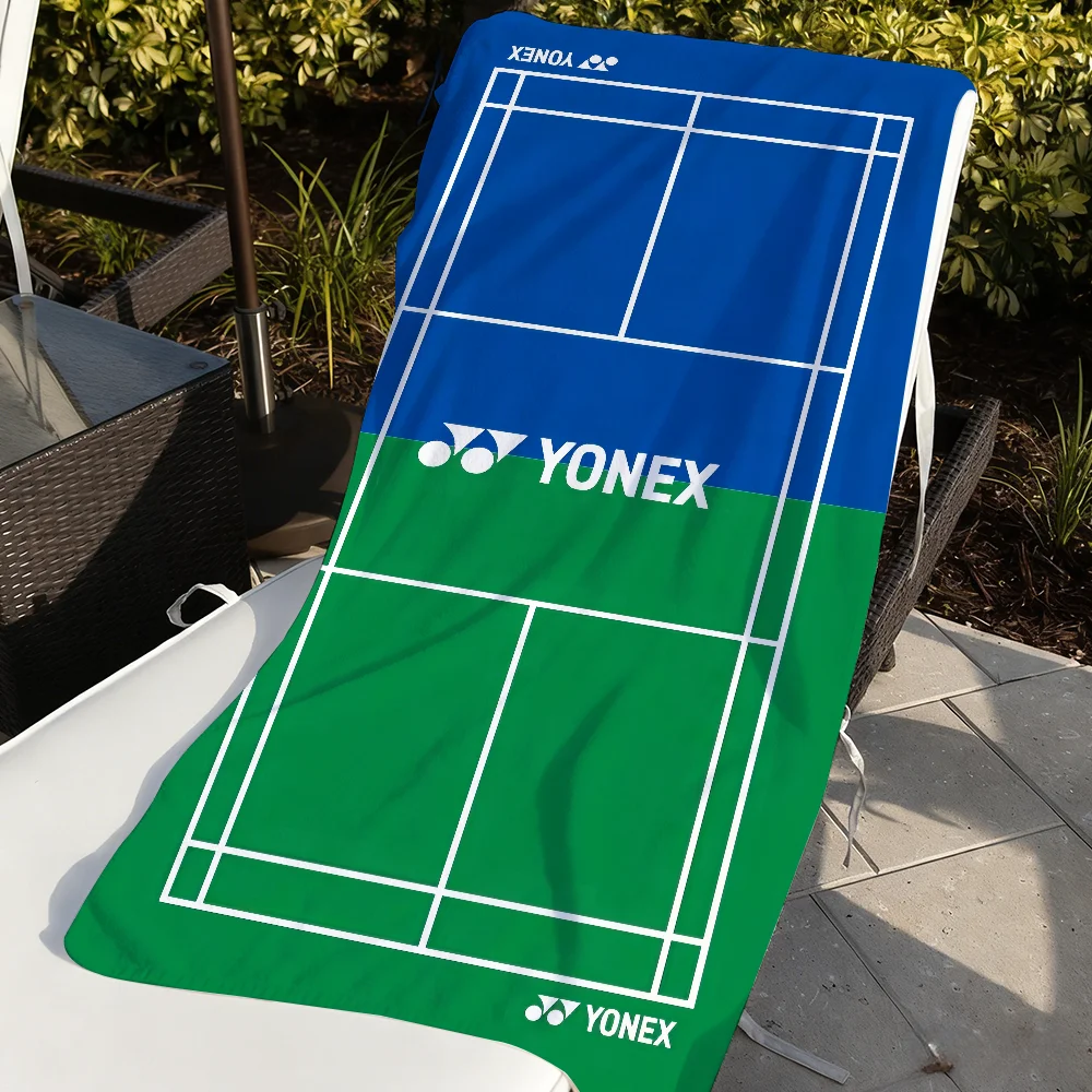 Badminton Xxl - Toalha de praia grande com logotipo