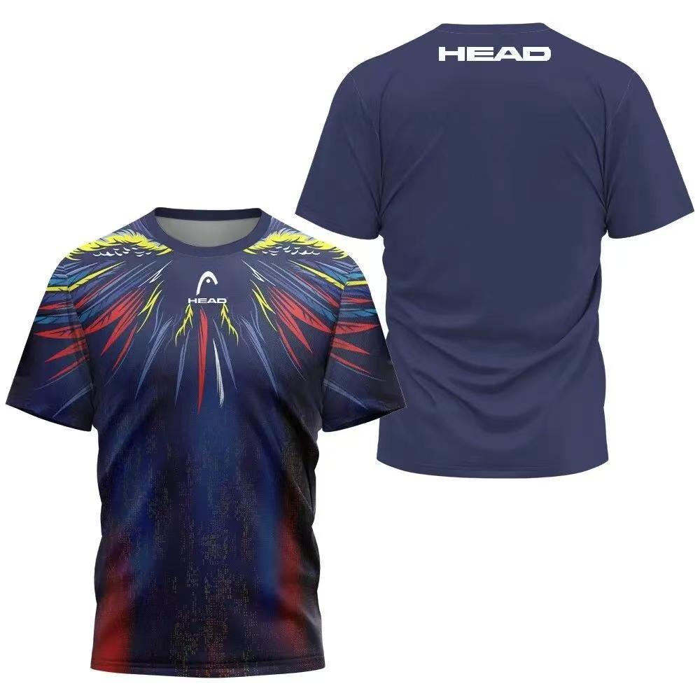 Badminton Rank - Camiseta Masculina Respirável de Verão para