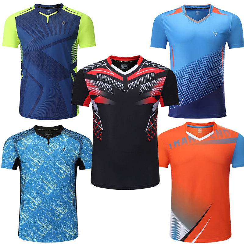 Badminton Rank - Camiseta masculina de treinamento esportivo, camisas