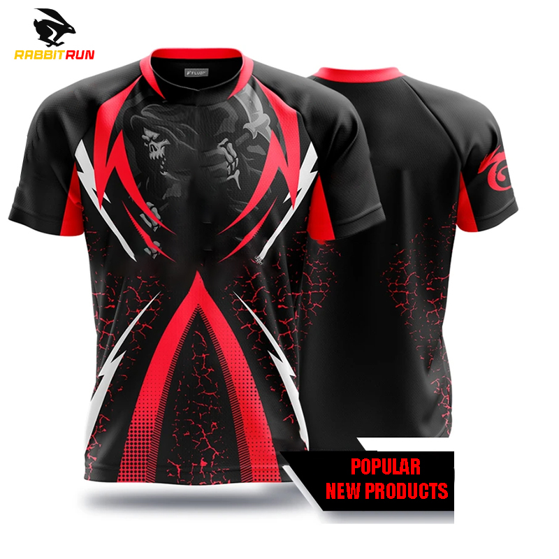 Badminton League - Masculino Respirável Treino Manga Curta Camiseta,