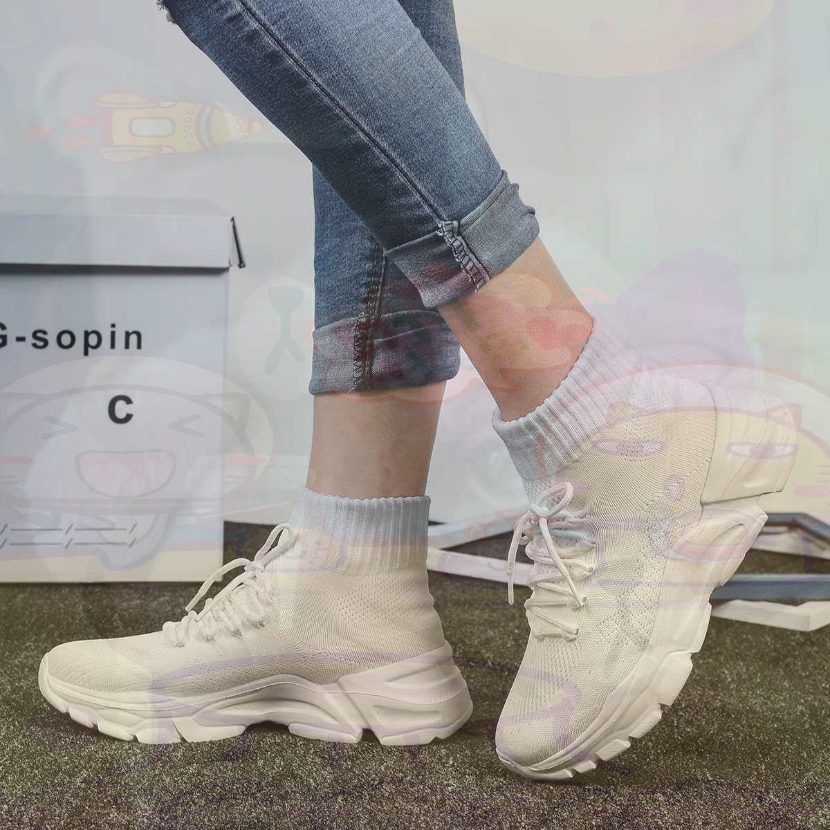 Badminton News - Aumenta a altura sumer basquete sapatos