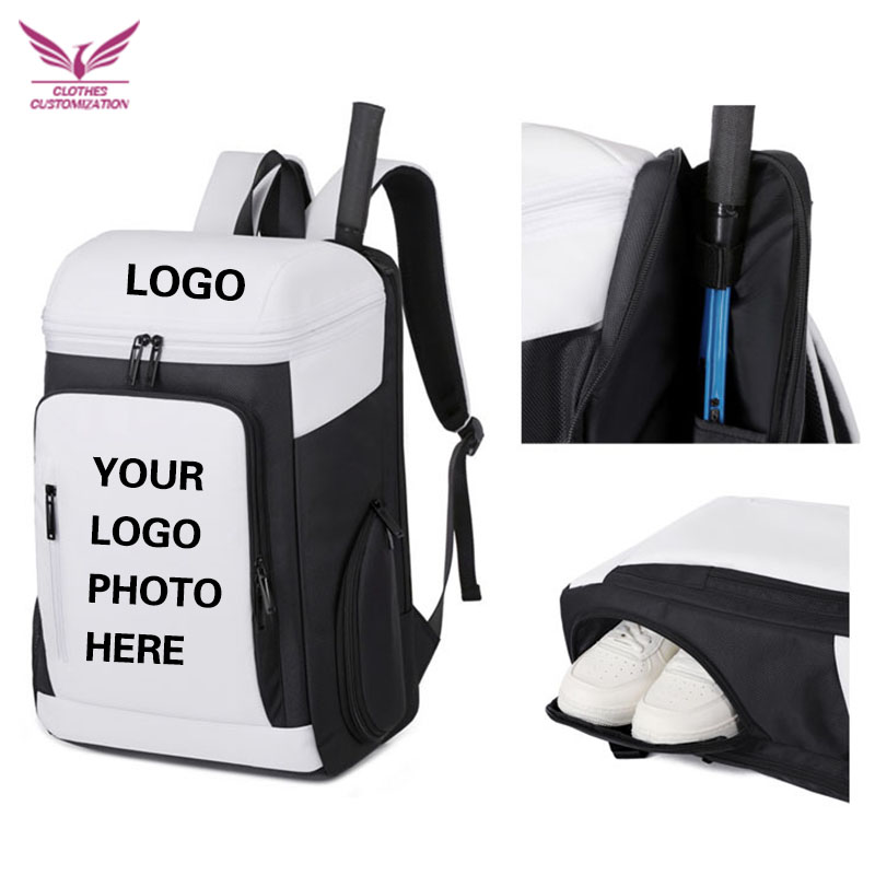Badminton Foto - Mochila de badminton logotipo personalizado mochila