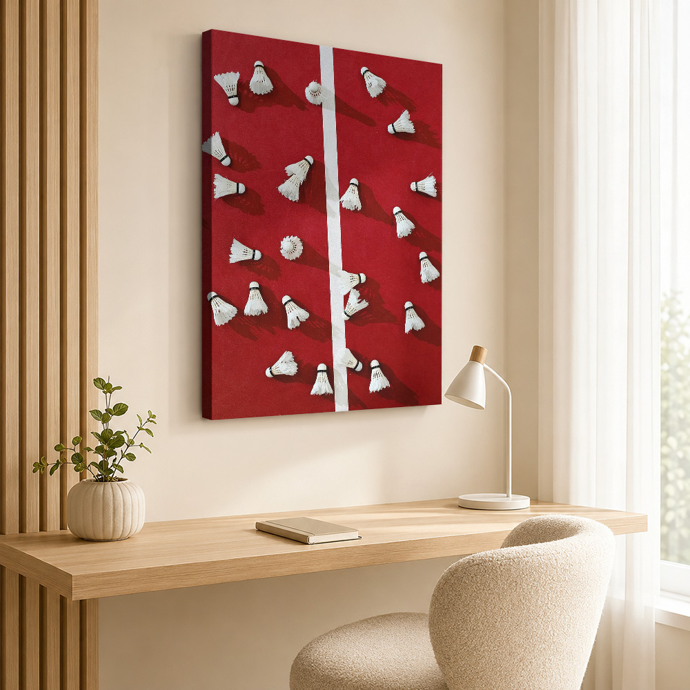 Pôster em Tela com Quadro de B - Badminton Foto avaliação e preço