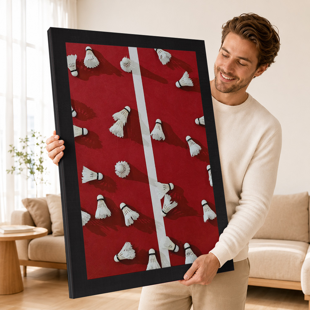 Pôster em Tela com Quadro de B - Badminton Foto avaliação e preço