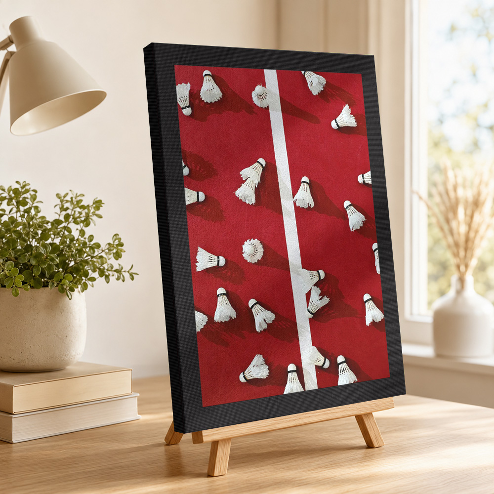 Pôster em Tela com Quadro de B - Badminton Foto avaliação e preço