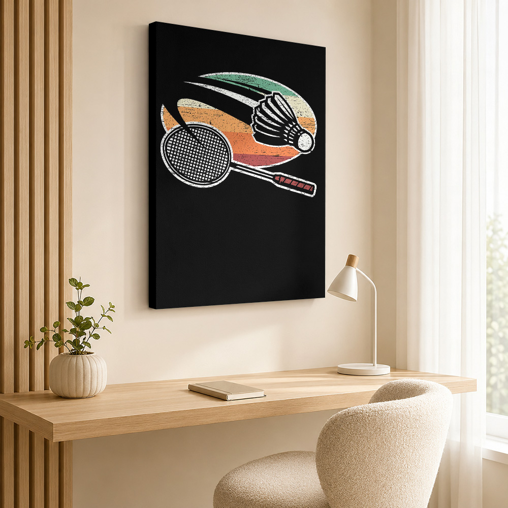 Pôster de Pintura em Tela de B - Badminton Foto avaliação e preço