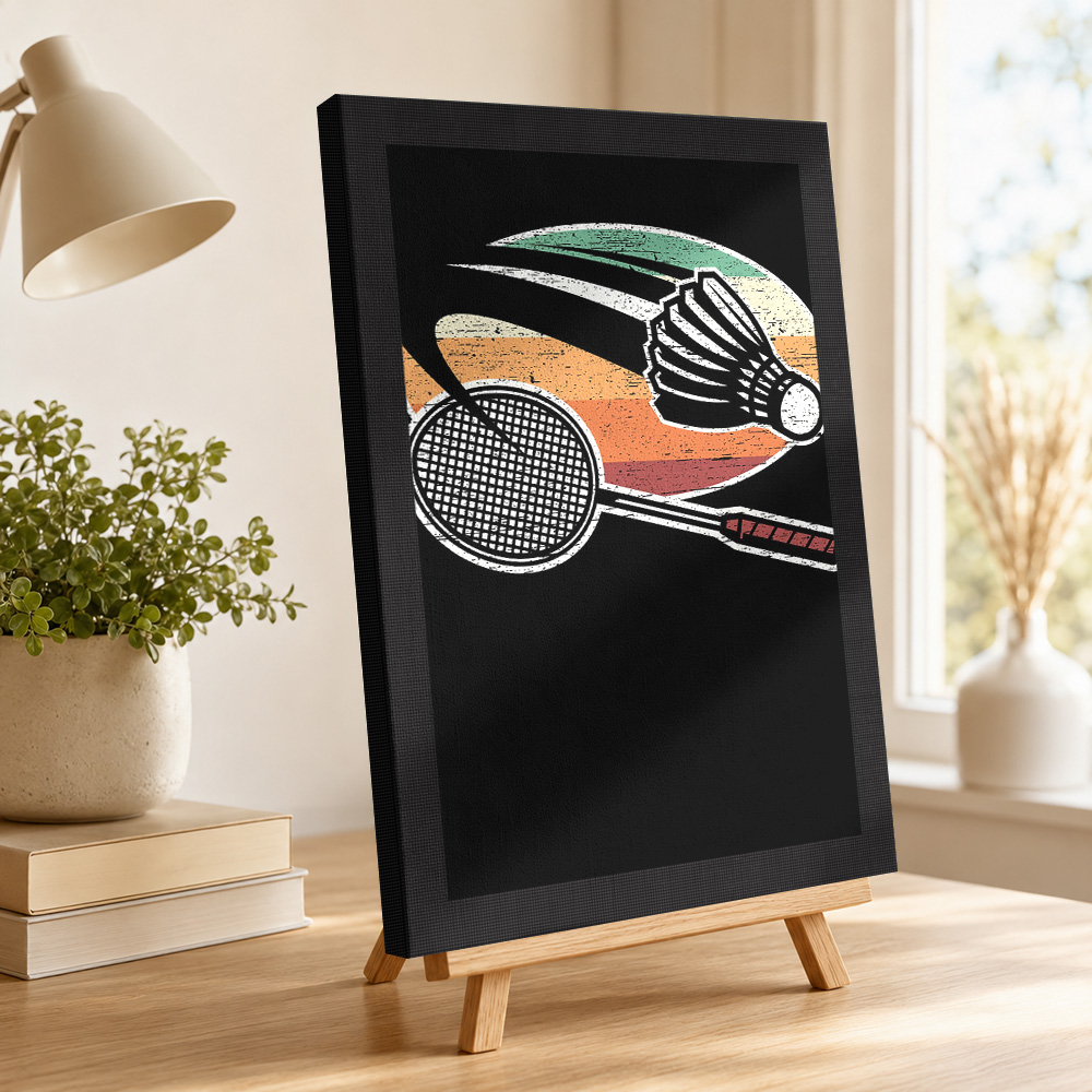Pôster de Pintura em Tela de B - Badminton Foto avaliação e preço