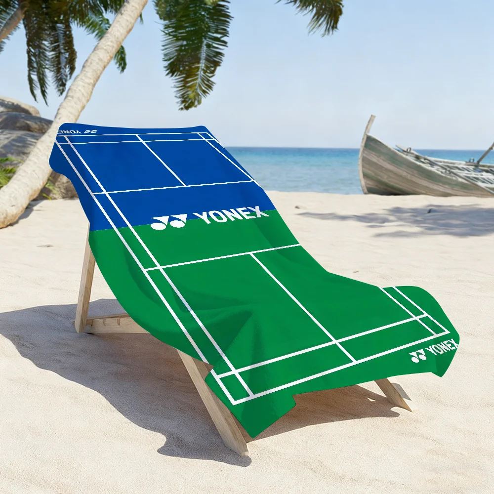 Toalha de praia grande com log - Badminton Xxl avaliação e preço