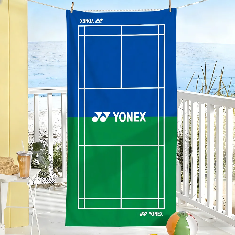 Toalha de praia grande com log - Badminton Xxl avaliação e preço