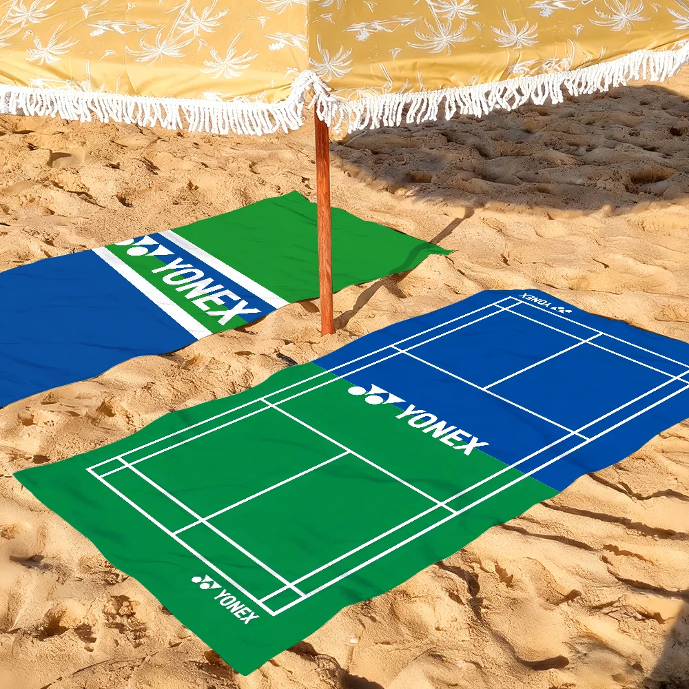 Toalha de praia grande com log - Badminton Xxl avaliação e preço