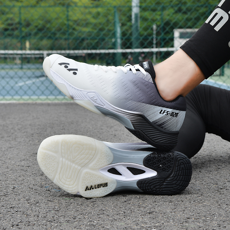 Homens sapatos de badminton or - Badminton Xxl avaliação e preço