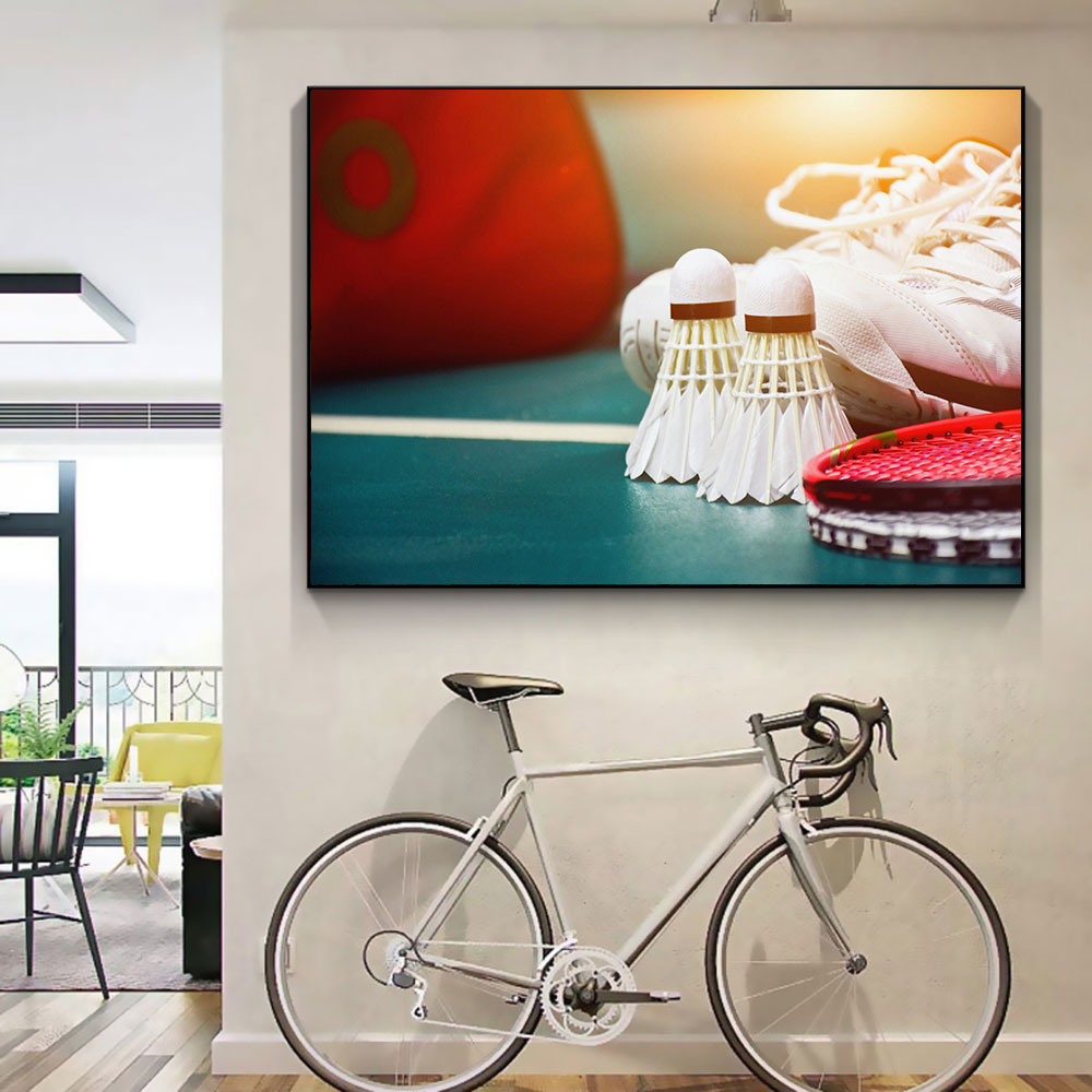 Pintura em tela de pôster de b - Badminton Foto avaliação e preço